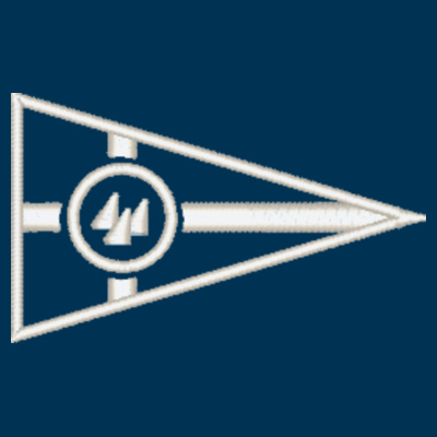 Bruststick weiß - Ladies' Polo Stripe Design