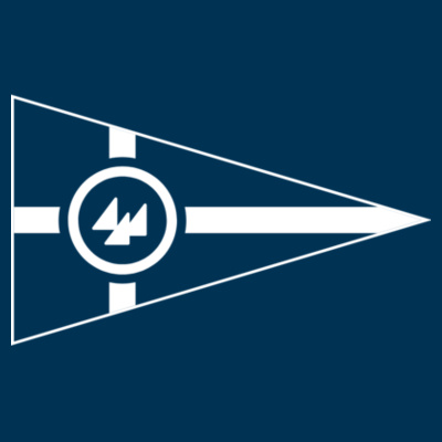 Brustdruck Weiß - Men's Hoody   OCS Blended & RCS Design