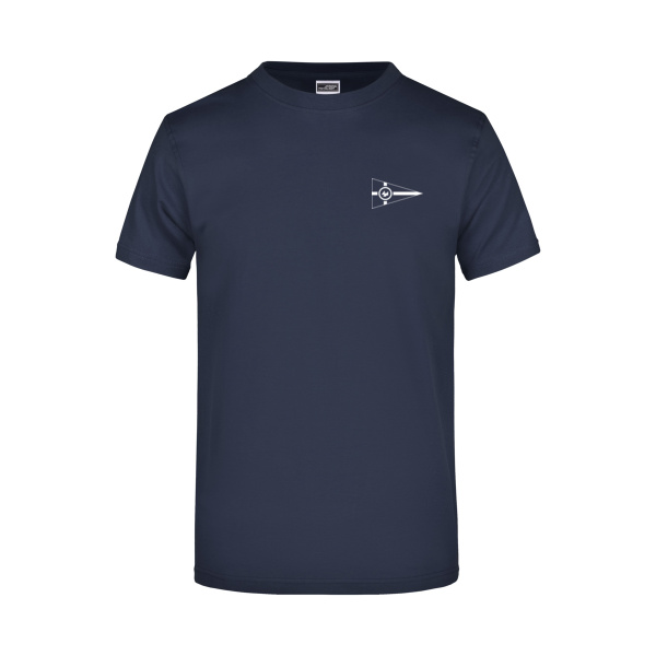 Brustdruck Weiß - Round-T Heavy (180g/m²) Miniaturansicht